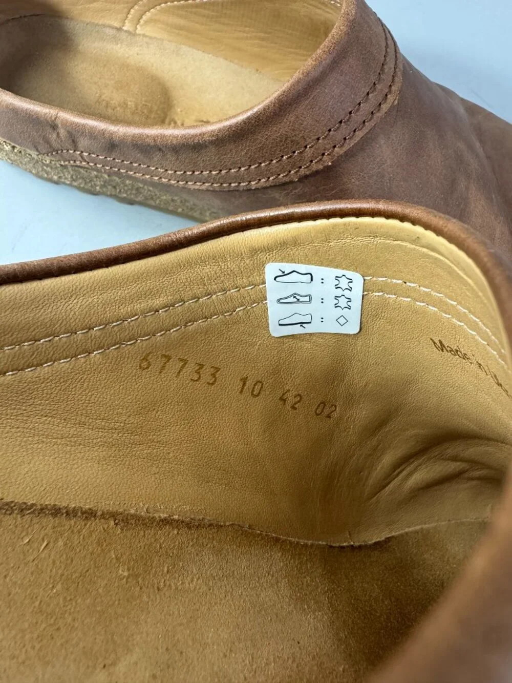 Haflinger Malmo Unisex Clog  - Saddle Leather, Size 42
